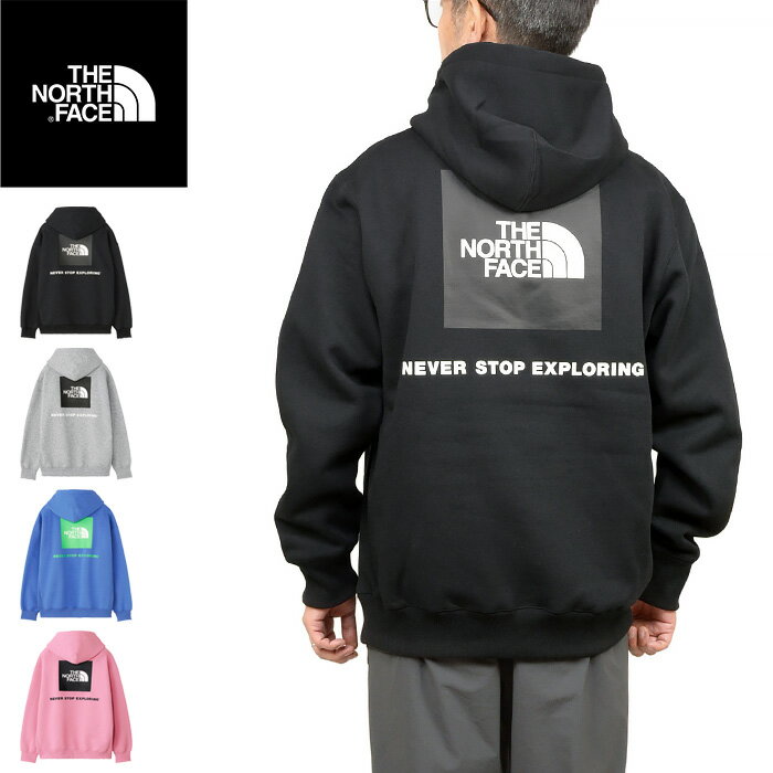 ザ・ノース・フェイス パーカー メンズ 【SALE】THE NORTH FACE ザ ノースフェイス NT62348 BACK SQUARE LOGO HOODIE バックスクエアロゴフーディー スウェット パーカー プルオーバー 厚手 裏起毛 速乾 トップス アウトドア メンズ レディース 4カラー 国内正規 2023AW 30%OFF