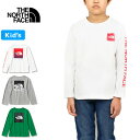 THE NORTH FACE ザ ノースフェイス NTJ32334 L/S SLEEVE GRAPHIC TEE(キッズ) ロングスリーブスリーブグラフィックティー Tシャツ 100cm～150cm スクエアロゴ ロンT UVカット 長袖 アウトドア ジュニア 男の子 女の子 子供服 3カラー 国内正規 2023SS