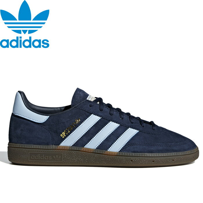 adidas Originals アディダス オリジナルス HANDBALL SPEZIAL ハンドボールスペツィアル BD7633 スニーカー シューズ 靴 ガムソール レトロ ストリート スポーツ スポーティー カジュアル メンズ カレッジネイビー/クリアスカイ 国内正規 2024AW