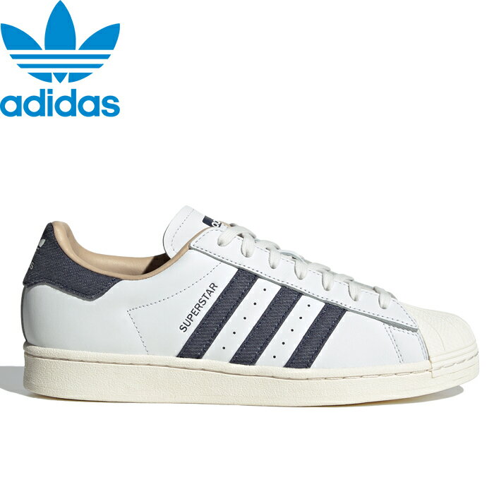 【SALE】adidas Originals アディダス オリジナルス SUPERSTAR スーパースター ID4685 シューズ スニーカー 靴 レザー デニム バスケット ストリート カジュアル メンズ フットウェアホワイト/サプライヤーカラー/クラウドホワイト 国内正規 2023AW 10 OFF