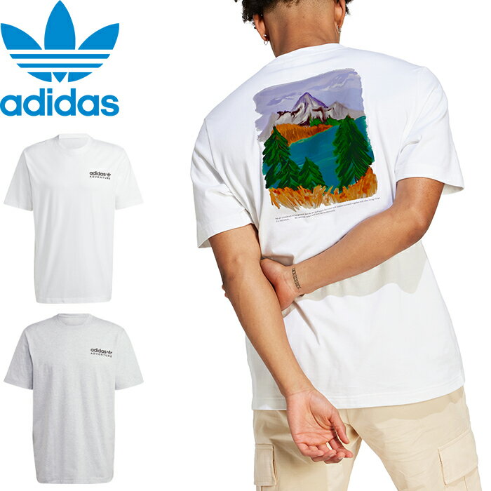 【SALE】adidas Originals アディダス オリジナルス ADV NATURE AWAKENING TEE アドベンチャー ネイチャー アウェイクニング Tシャツ IC2332 HR4233 ビックシルエット 半袖 ストリート スポーツ メンズ レディース 2カラー 国内正規 30%OFF