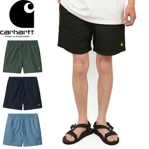 Carhartt WIP カーハート WIP I026235"CHASE SWIM TRUNK"チェイス スイム トランク 水着 ボードショーツ Cロゴ 刺繍 ナイロン ボトムス ワークインプログレス ストリート サーフ スケート ワーク スポーツ メンズ レディース 3カラー 国内正規