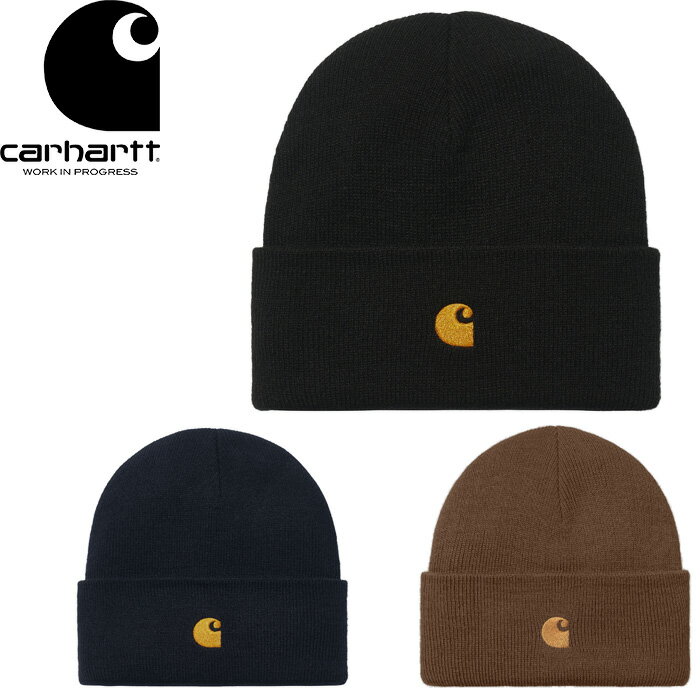 Carhartt WIP カーハート WIP I026222-23F CHASE BEANIE チェイス ビーニー ニット ワッチ キャップ アクリル ニット帽 防寒具 帽子 ワークインプログレス スケート ストリート メンズ レディース 3カラー 国内正規 2023AW