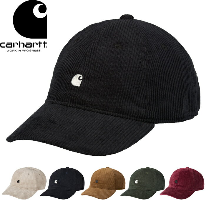 カーハート  帽子 メンズ Carhartt WIP カーハート WIP I026890 HARLEM CAP ハーレム キャップ コーデュロイ Cロゴ 刺繍 ストラップバック ベースボール カーブ バイザー ロー ストリート ワーク イン プログレス スケート メンズ レディース 帽子 6カラー 国内正規