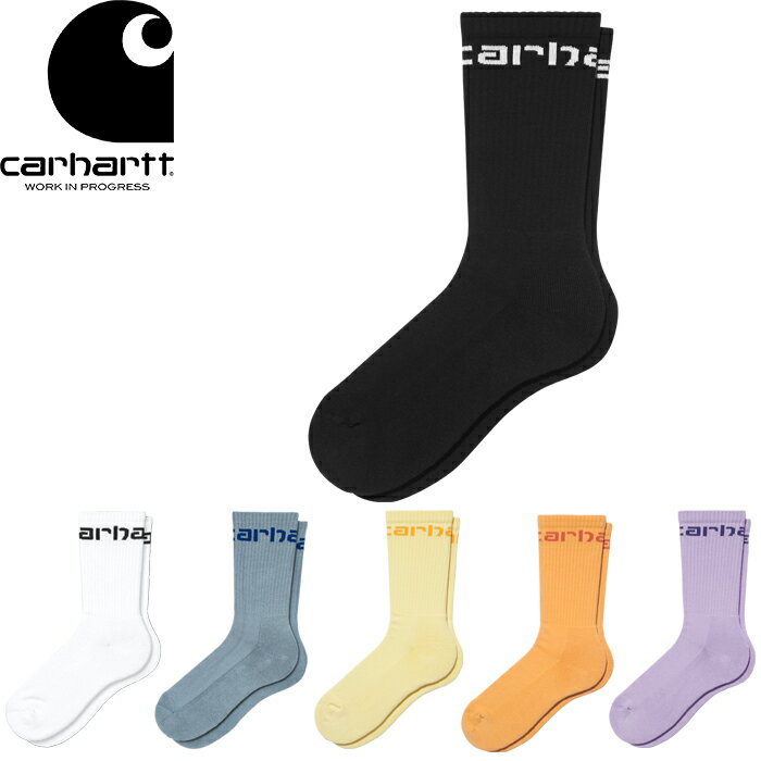 楽天LOWBROWCarhartt WIP カーハート WIP I029422 CARHARTT SOCKS カーハート ソックス 靴下 ハイソックス アンダーウェア 下着 小物 雑貨 アクセサリー ワーク インプログレス スケート ストリート アメカジ メンズ レディース 6カラー 国内正規