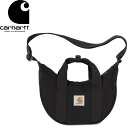 Carhartt WIP カーハート WIP I034695 KAYTER BAG SMALL ケイターバッグスモール 肩掛け ショルダー メッセンジャー ハンドバッグ 斜め掛け ボディバッグ 3.7L 撥水 ワーク インプログレス スケート ストリート メンズ レディース ブラック 国内正規 2025SS