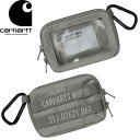 Carhartt WIP カーハート WIP I034885 TOUR CARD CASE KEYCHAIN ツアーカードケースキーチェーン パスケース カード入れ 定期 交通系ICカード 入れ 財布 小銭入れ コインケース ワーク インプログレス アメカジ メンズ レディース グリーン/リフレクティブ 国内正規 2025SS