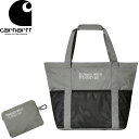 Carhartt WIP カーハート WIP I034887 TOUR PACKABLE TRAVEL BAG ツアーパッカブルトラベルバッグ 肩掛け トートバッグ エコバッグ 手提げ ワーク インプログレス スケート ストリート アメカジ メンズ レディース スモークグリーン/リフレクティブ 国内正規 2025SS