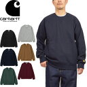 カーハート トップス メンズ Carhartt WIP カーハート WIP I026383"CHASE SWEAT SHIRT"チェイス スウェット シャツ トレーナー 長袖 トップス カットソー 刺繍 定番 無地 ヘビーオンス ワーク インプログレス スケート ストリート メンズ レディース 6カラー 国内正規