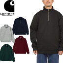 【SALE】Carhartt WIP カーハート WIP I027038 CHASE NECK ZIP SWEATSHIRT チェイス ネック ジップ スウェット シャツ ハーフジップ トレーナー 長袖 トップス カットソー ワーク スケート ストリート メンズ レディース 5カラー 国内正規 20 OFF