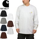 カーハート トップス メンズ Carhartt WIP カーハート WIP I029955 L/S AMERICAN SCRIPT T-SHIRT ロングスリーブ アメリカン スクリプト Tシャツ ロンT 長袖 トップス カットソー ルーズフィット ワーク インプログレス ストリート メンズ レディース 7カラー 国内正規