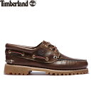 【SALE】Timberland ティンバーランド 30003"3EYE CLASSIC LUG"スリーアイ クラシック ラグ モカシン AUTHENTIC HANDSEWN BOAT SHOE オーセンティック ハンドソー ボート アウトドア オイルドレザー 本革 シューズ 靴 メンズ ブラウンフルグレイン 国内正規 20%OFF