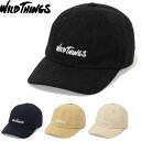 【SALE】WILD THINGS ワイルドシングス WT25072SL LOGO CAP ロゴキャップ カーブ ロー ストラップバッグ アウトドア キャンプ ...