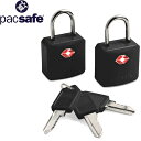 PacSafe パックセーフ 10210 12970067 Prosafe 620 プロセーフ620 南京錠 鍵 鍵式ロック キーロック TSA スーツケース ...