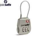 PacSafe パックセーフ 10250 10250705 Prosafe 800 プロセーフ800 南京錠 鍵 ダイヤル式ロック TSA スーツケース キャリ...