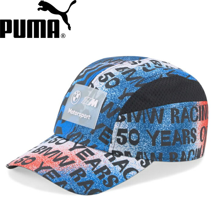 PUMA プーマ 024017 BMW M MOTORSPORT SUTETOMENTO CAP ビーエムダブリュー M モータースポーツ ステートメント キャップ ジェット キャンプ F1 コラボ 帽子 スポーツ ストリート メンズ レディース プーマブラック 国内正規 30%OFF