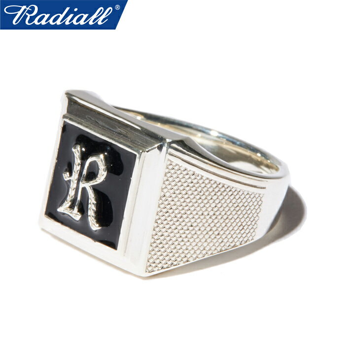 RADIALL ラディアル RAD-JWL022-01 SYMBOLIZE PINKY RING シンボライズ ピンキー リング カレッジ ロゴ 指輪 ジュエリー アクセサリー アメカジ ワーク ストリート SILVER925 シルバー925 国内正規