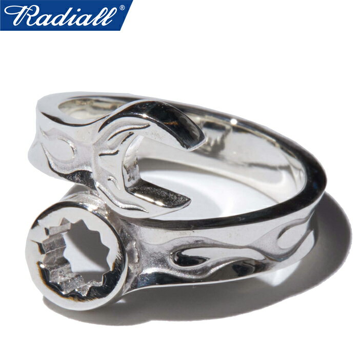 RADIALL ラディアル RAD-JWL038-01 CRAFTMAN - PINKY RING クラフトマン ピンキー リング 指輪 ジュエリー アクセサリー SILVER925 シルバー 925 スパナ メガネレンチ 工具 フレームス シンプル アメカジ ワーク ストリート ローライダー シルバー 国内正規