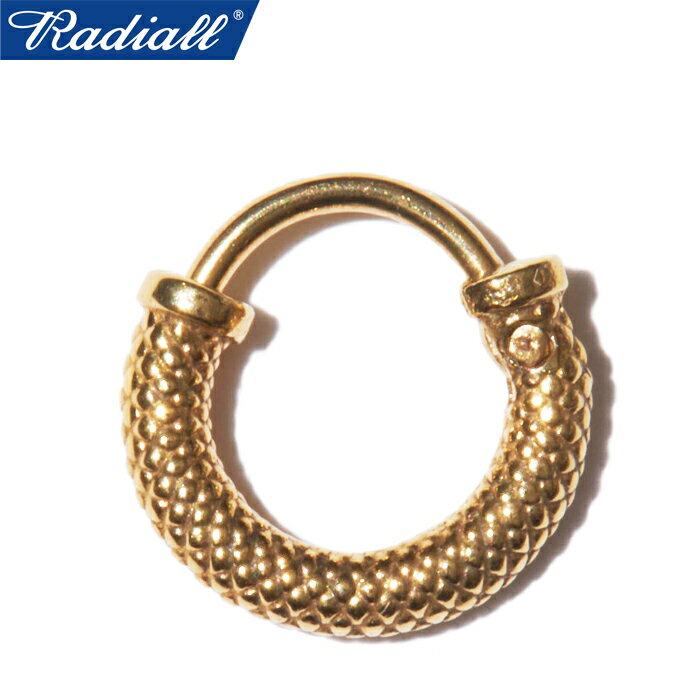 RADIALL ラディアル RAD-JWL039-02 GRIP - PIERCE グリップ ピアス イアリング アクセサリー ジュエリー カスタムカー アメカジ ワーク ストリート ローライダー SILVER925 シルバー925 18金メッキ メンズ レディース 18Kプレーテッド 国内正規