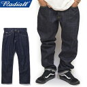 RADIALL ラディアル RAD-DNM-PT008-01 KUSTOM 350B STRAIGHT FIT PANTS カスタム 350B ストレートフィット デニム パンツ ジーパン 日本製 セルビッチ 赤耳 アメカジ ワーク ストリート ローライダー メンズ レディース ディープインディゴ 国内正規