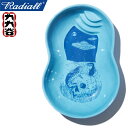 RADIALL × 九九谷 × HIROTTON ラディアル × ククタニ × ヒロットン RAD-KKTN002 NAMAZU - POOL BOWL ナマズプールボウル 皿 深皿 カレー皿 トレー 食器 磁器 グッズ 小物 雑貨 インテリア アメカジ ワーク メンズ レディース ブルー 国内正規