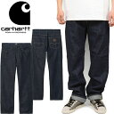 カーハートWIP Carhartt WIP I023029 マーロー パンツ MARLOW PANT デニム Gパン ジーンズ スクエアラベル ボトムス ストリート ワーク イン プログレス メンズ レディース 0102 ブルーリンス 国内正規