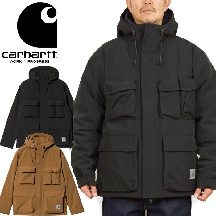 カーハートWIP Carhartt WIP I029452 キルダ ジャケット KILDA JACKET マウンテンパーカー カーゴ フリース裏地 スクエアラベル ワーク イン プログレス アウトドア アウター メンズ レディース 撥水 保温 防寒 2カラー 国内正規 30%OFF セール