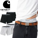 カーハートWIP Carhartt WIP I029375 2パック コットン トランクス 2PAC COTTON TRUNKS ボクサー パンツ ロゴ ストリート ワーク イン プログレス メンズ アンダーウェア 男性 2枚セット 下着 雑貨 2カラー 国内正規