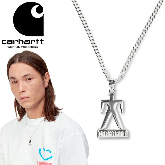 カーハートWIP Carhartt WIP I031265 ファンデーション ペンダント FOUNDATION PENDANT ネックレス 喜平チェーン アクセサリー ジュエリー スケボー ワーク イン プログレス メンズ レディース 雑貨 925銀 9500 シルバー 国内正規