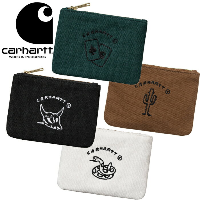 カーハートWIP Carhartt WIP I031682 ニュー フロンティア ジップ ウォレット NEW FRONTIER ZIP WALLET コインケース カード パス 財布 小銭入れ ワーク イン プログレス スケート ストリート メンズ レディース キャンバス 撥水 耐久 雑貨 4カラー 国内正規