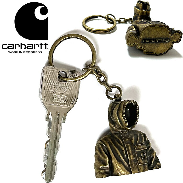 キーホルダー レディース（5000円程度） カーハートWIP Carhartt WIP I032017 シベリアン パーカ キーチェーン SIBERIAN PARKA KEYCHAIN キーホルダー ワーク イン プログレス スケート ストリート メンズ レディース 雑貨 3KXX アンティークゴールド 国内正規