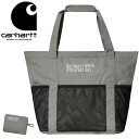 カーハートWIP Carhartt WIP I034887 ツアーパッカブルトラベルバッグ TOUR PACKABLE TRAVEL BAG 33L トートバッグ エコバッグ ワーク イン プログレス メンズ レディース 肩掛け 手提げ 鞄 1X3XX グリーン/リフレクティブ 国内正規 2025SS