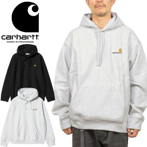 カーハートWIP Carhartt WIP I028279-23F フーデッド アメリカン スクリプト スウェットパーカー シャツ HOODED AMERICAN SCRIPT SWEAT SHIRT プルオーバー トップス ストリート ワーク イン プログレス メンズ レディース 保温 厚手 裏起毛 2カラー 国内正規 2023AW