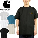 カーハート Tシャツ メンズ カーハートWIP Carhartt WIP I029956-23S ショートスリーブ アメリカン スクリプト Tシャツ S/S AMERICAN SCRIPT T-SHIRT ルーズフィット トップス カットソー ワーク イン プログレス メンズ レディース ロゴ刺繍 半袖 5カラー 国内正規