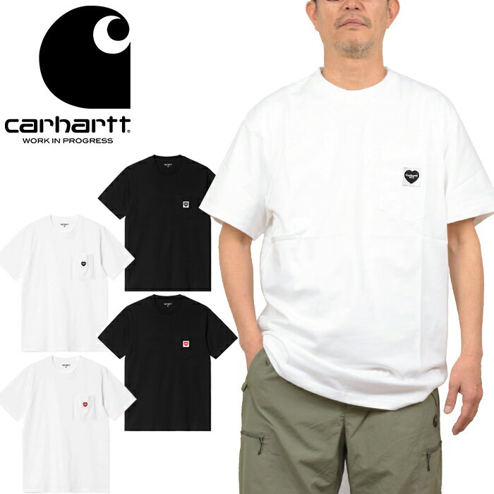Rakuten - カーハートWIP Carhartt WIP I032128 ショートスリーブポケットハートTシャツ S/S Pocket Heart T-Shirt ポケT ポケット付き ルーズフィット トップス カットソー ウィップ ワーク イン プログレス メンズ レディース 半袖 4カラー 国内正規 2026SS