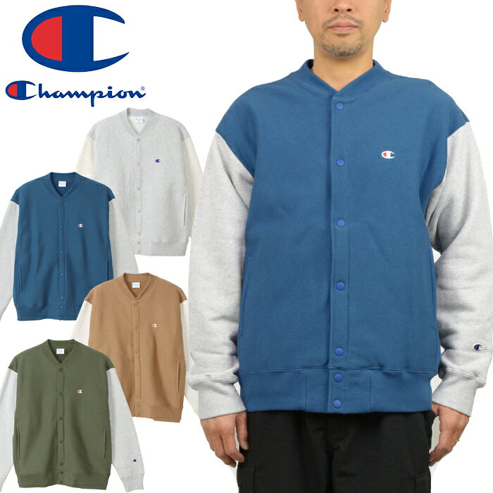 楽天LOWBROW SPORTSチャンピオン Champion C3-W013 リバースウィーブ スナップ スウェット シャツ REVERSE WEAVE SNAP SWEATSHIRT トップス スポーツ アメカジ メンズ レディース 青タグ 裏起毛 厚手 保温 4カラー 国内正規 30％OFF セール