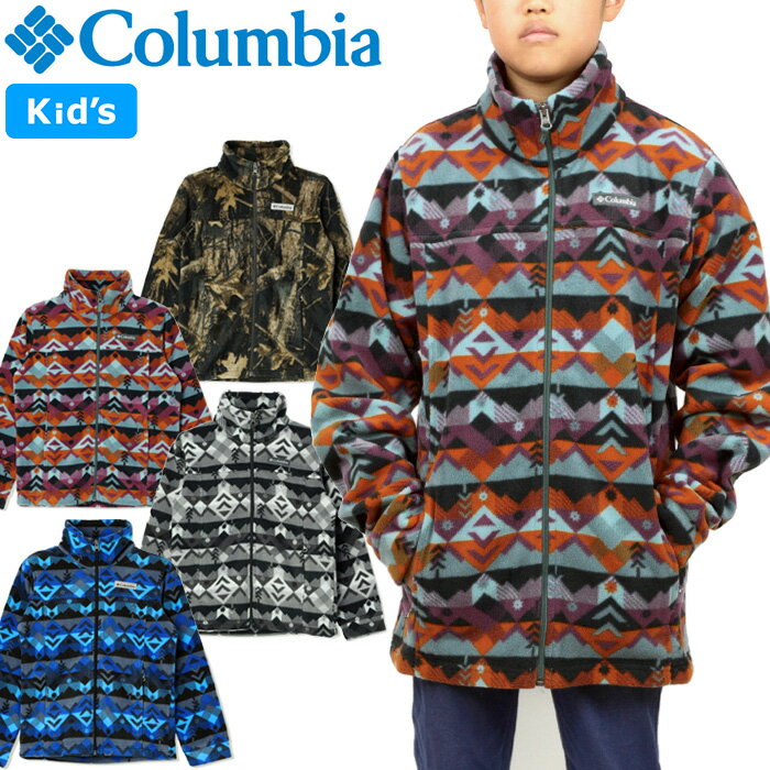 コロンビア Columbia WB6777 ジング III フリース ZING III FLEECE(キッズ) ジップアップ ジャケット チェック カモ アウトドア ジュニア 男の子 女の子 子供服 迷彩 総柄 防寒 保温 110～155cm 4カラー 国内正規 2022AW 20 OFF セール