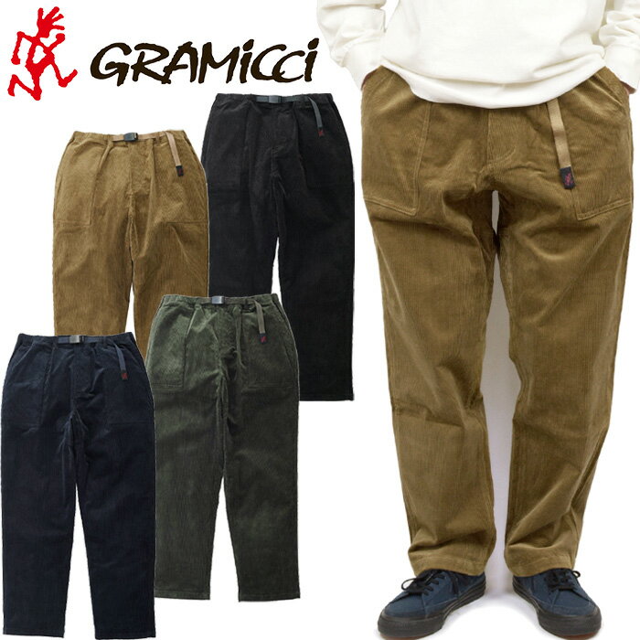 グラミチ ボトムス レディース グラミチ GRAMICCI G3FU-P054 コーデュロイ ルーズ テーパード リッジ パンツ CORDUROY LOOSE TAPERED RIDGE PANT ストレッチ ワイド イージー グラミッチ アメカジ アウトドア メンズ レディース ボトムス 4カラー 国内正規 2023AW 30%OFF セール