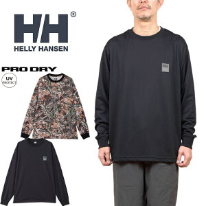 ヘリーハンセン HELLY HANSEN HH32408 HHアングラードライティー Tシャツ HHANGLER DRY TEE ロンT ブラックバス フィッシング アウトドア マリン セーリング メンズ 吉田 遊 釣り 速乾 UVカット 長袖 2カラー 国内正規 2024SS