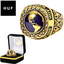 ハフ HUF AC00693 ワールドワイドリング WORLDWIDE RING 指輪 ジャムホームメイド アクセサリー ジュエリー スケボー ストリート メンズ レディース ブラス ゴールド 国内正規 40%OFF セール