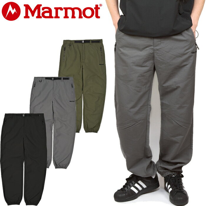 Rakuten - マーモット Marmot MTSS26MPT023 エイティーズトラックパンツ 80's Truck Pants ナイロン イージーパンツ ウェービングベルト タウンユース アウトドア ボトムス メンズ レディース 軽量 撥水 耐久 防風 3カラー 国内正規 2026SS