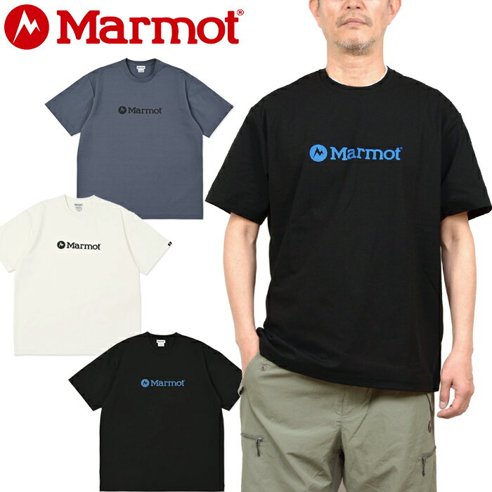 Rakuten - マーモット Marmot MTSS26MST063 マーモット ロゴティーシャツ Tシャツ Marmot Logo T-Shirts ドライタッチ カットソー トップス メンズ レディース ユニセックス UVカット 速乾 吸水 抗菌 消臭 半袖 3カラー 国内正規 2026SS