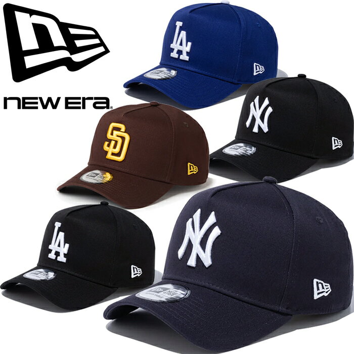 Rakuten - ニューエラ New Era 9フォーティーAフレーム メジャーリーグキャップ 14525034 14525036 14525037 14525038 14942646 9FORTY A-Frame MLB CAP ヤンキース ドジャース パドレス ベースボール メンズ レディース 定番 帽子 5カラー 国内正規 2026SS
