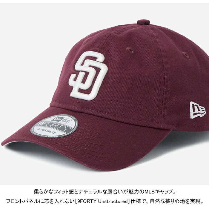 ニューエラ New Era 940 アンストラクチャードキャップ 9FORTY Unstructured MLB C...