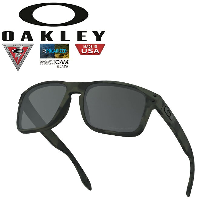 オークリー OAKLEY OO9102-92 ホルブルック マルチカム ブラック STANDARD ISSUE SI HOLBROOK-MULTICAM BLACK(POLARIZED) サングラス 偏光 レンズ スタンダード イシュー ミリタリー スポーツ メンズ レディース UVカット アメリカ製 米軍 迷彩 カモフラージュ 国内正規