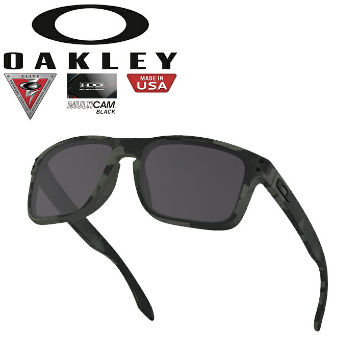 オークリー OAKLEY OO9102-93 ホルブルック マルチカム ブラック STANDARD ISSUE SI HOLBROOK-MULTICAM BLACK サングラス スタンダード イシュー ミリタリー スポーツ メンズ レディース UVカット アメリカ製 米軍 迷彩 カモフラージュ 国内正規