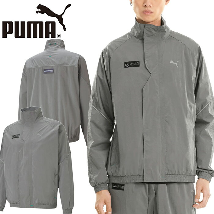 プーマ PUMA 599578 メルセデス ベンツ アーマーゲー モータースポーツ ストリート ウーブン ナイロン ジャケット MAPF1 SUTORITO WOVEN JACKET メンズ レディース トップス 01 プーマブラック 国内正規 2021SS 40%OFF セール