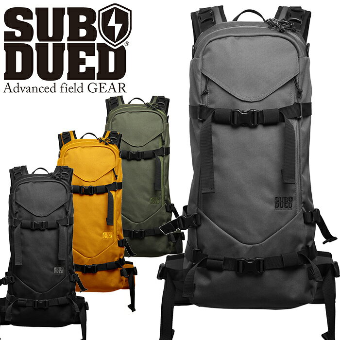 サブデュード SUBDUED SDB-018-0060 リーパー バックパック REAPER BACKPACK 22L デイパック リュック バックカントリー アウトドア ハンティング 狩 フィッシング 釣り メンズ レディース 耐久 撥水 鞄 4カラー 国内正規