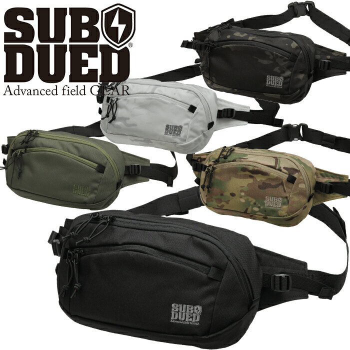 サブデュード SUBDUED SDB-018-0062 アバロネ ポーチ ABALONE POUCH ウエストバッグ ショルダー ヒップ ボディ カモ 迷彩 マルチカム アウトドア ハンティング 狩 フィッシング 釣り メンズ レディース 耐久 撥水 鞄 5カラー 国内正規 10%OFF セール