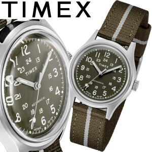 タイメックス TIMEX TW2U69000 MK1 MECHANICAL CAMPER メカニカル キャンパー ウォッチ アナログ 手巻き アーカイブ ベトナム ミリタリー アウトドア キャンプ メンズ レディース 5気圧防水 腕時計 復刻 グリーン 国内正規 2021SS